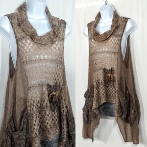 Sheer knit fairy top